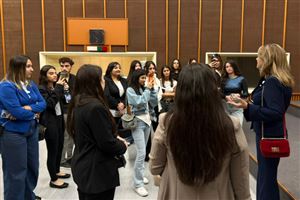 NDU Journalism Students Meet with Ministers and Media Professionals 9